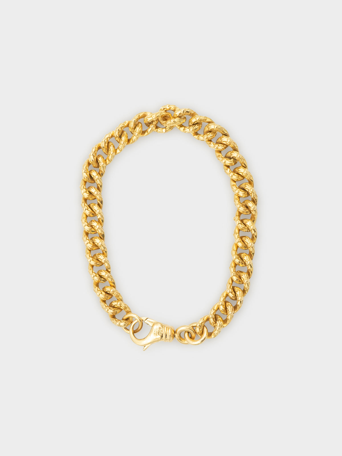 22k Mini Extra Fancy Link Bracelet