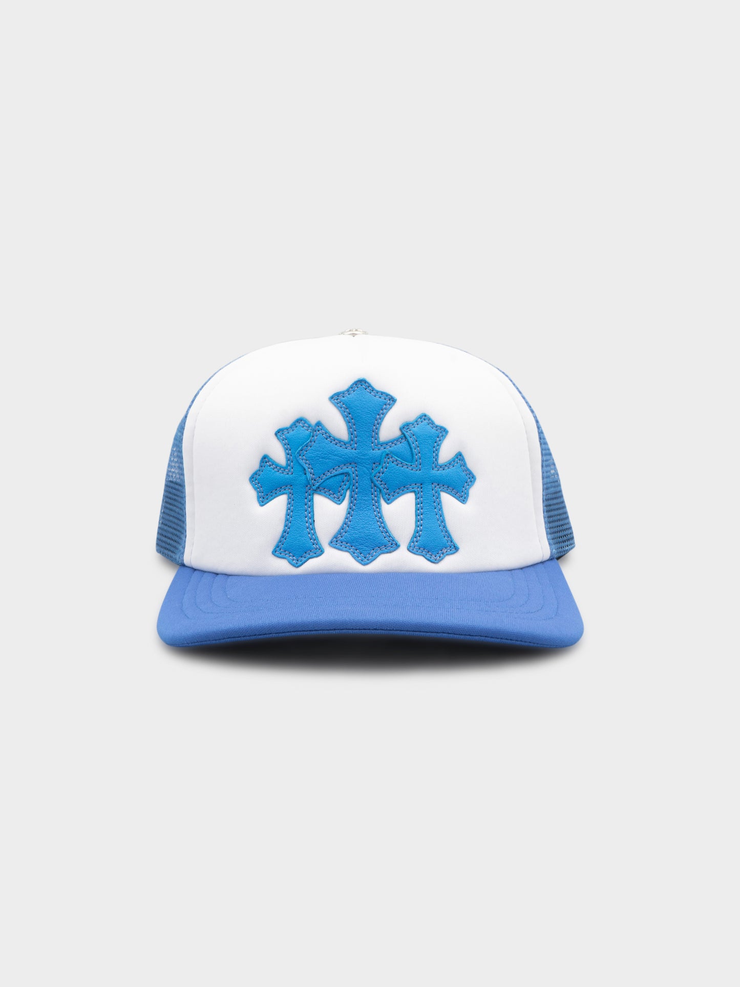 Neon Blue Triple Cross Hat