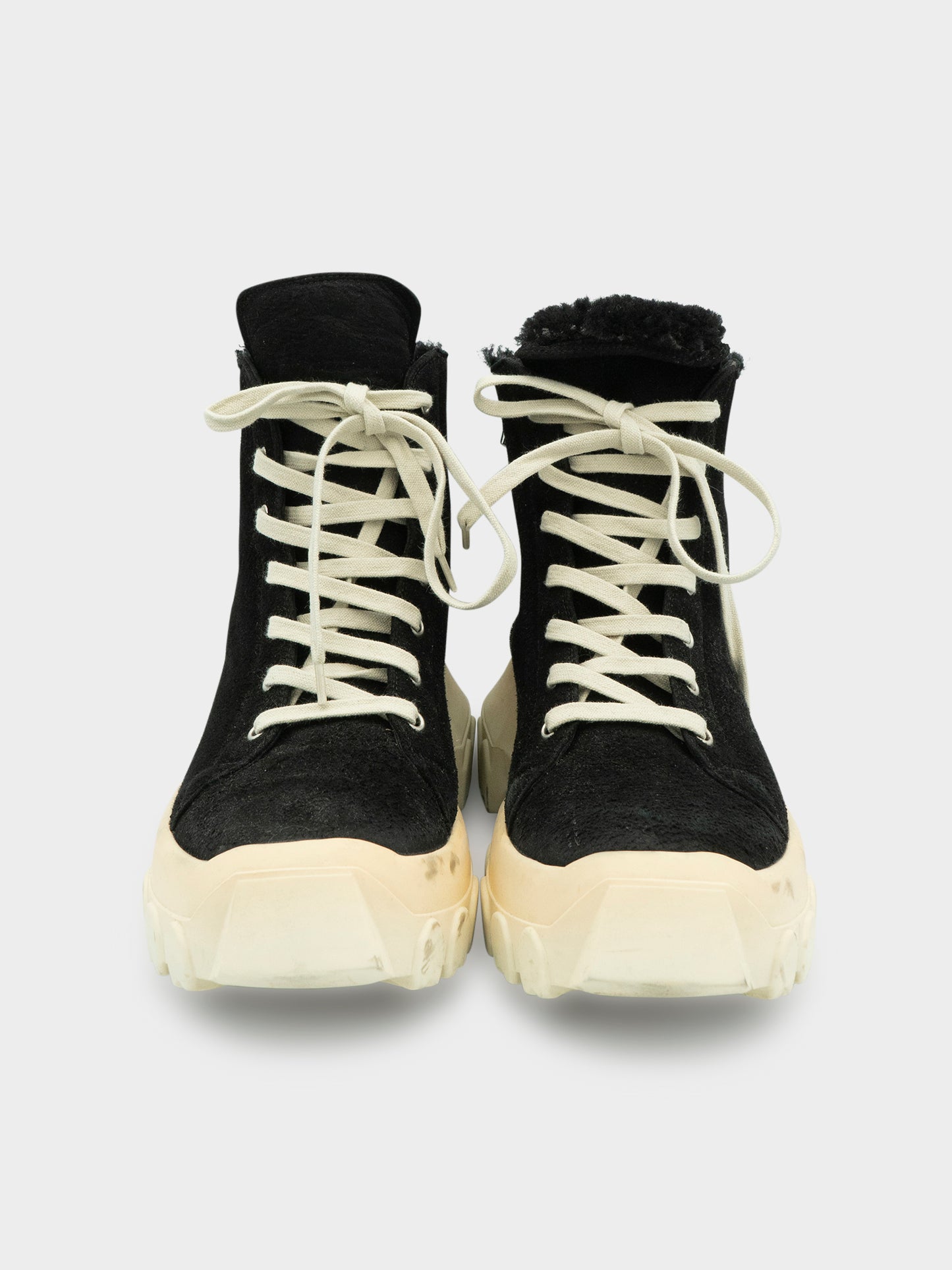 Shearling Tractor Boots