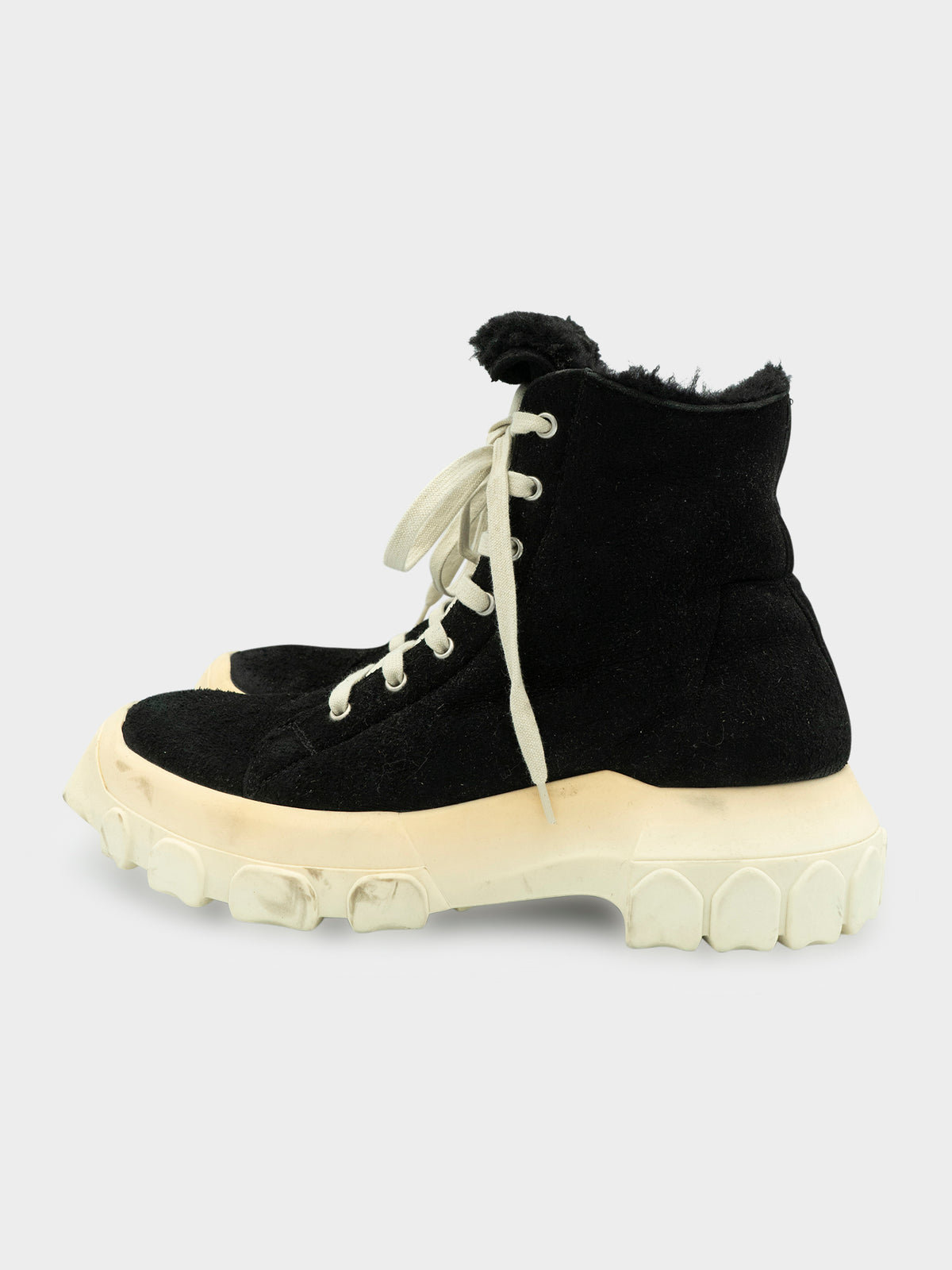 Shearling Tractor Boots