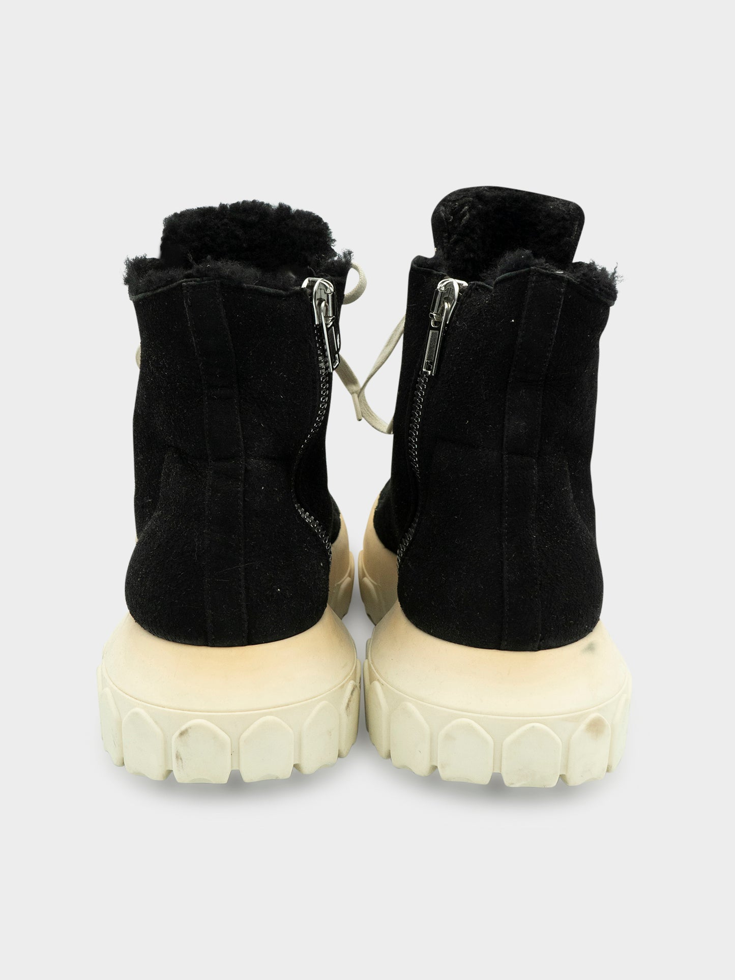 Shearling Tractor Boots