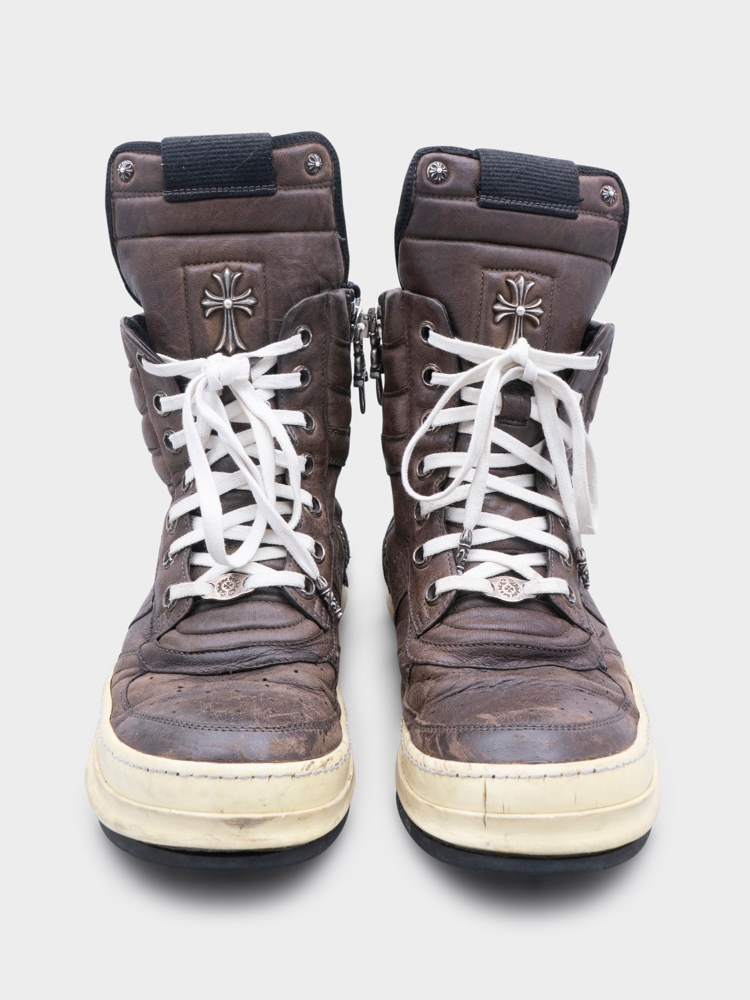 rick owens x chrome hearts dunks