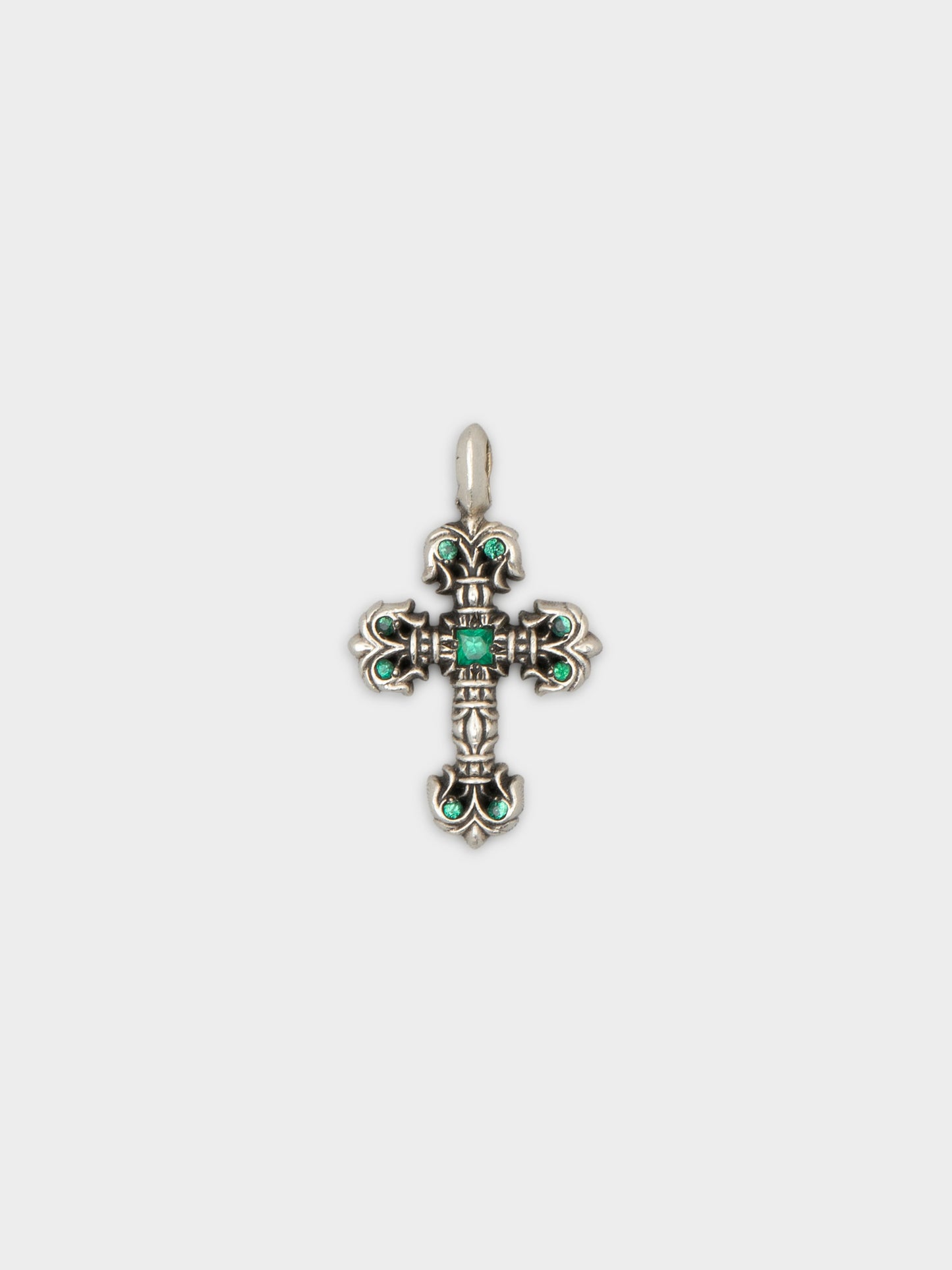 Emerald Filigree Charm