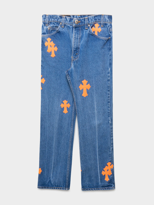 Art Basel Patched Levis