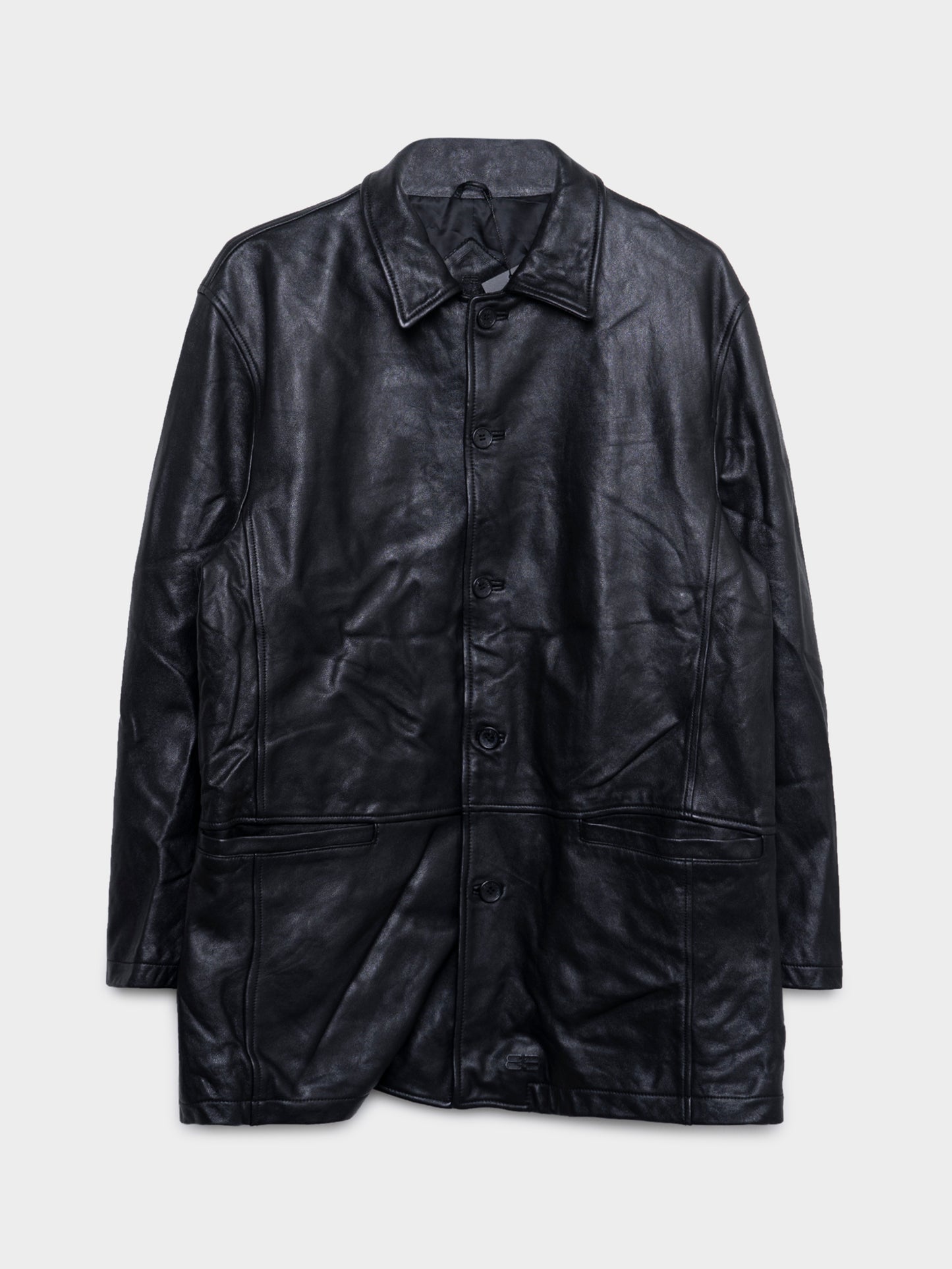 Leather Harrington Jacket