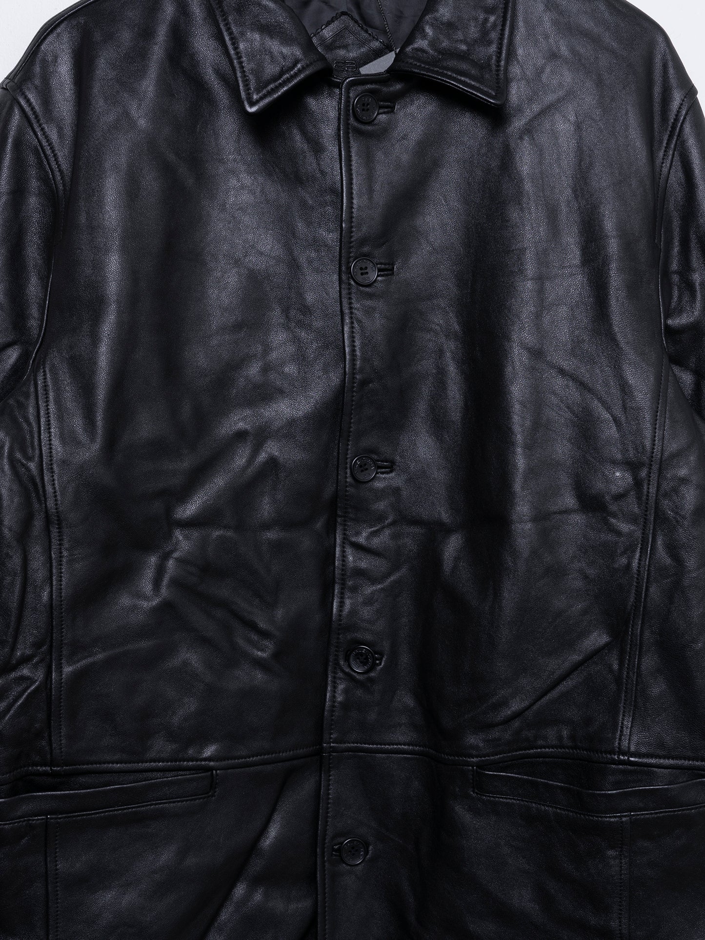 Leather Harrington Jacket