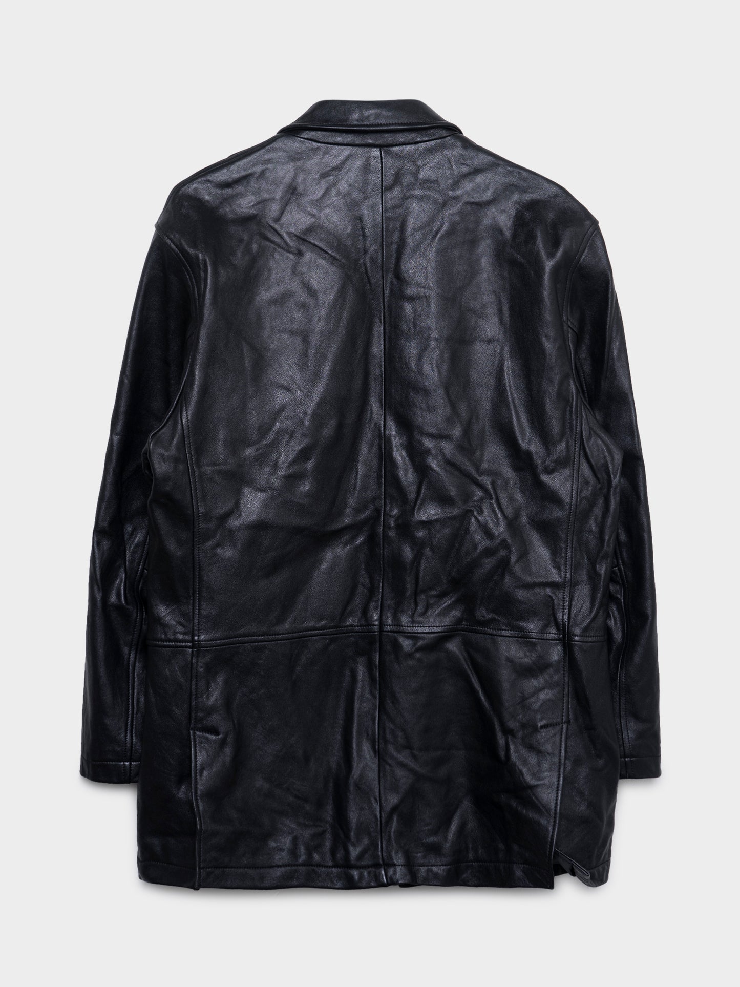 Leather Harrington Jacket