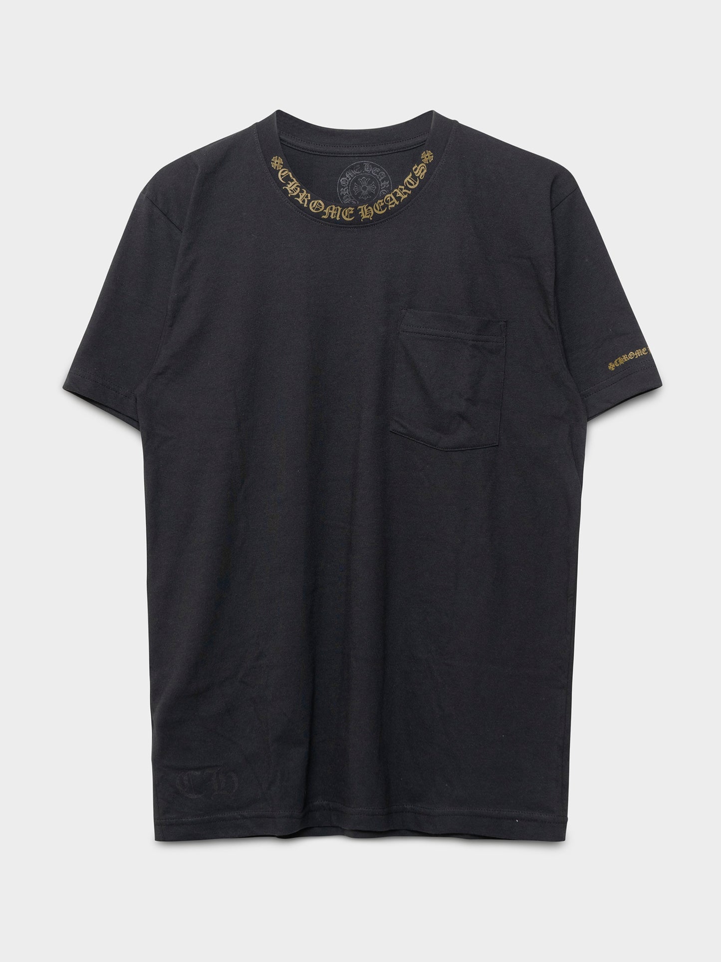 Brown Neck Logo T-Shirt