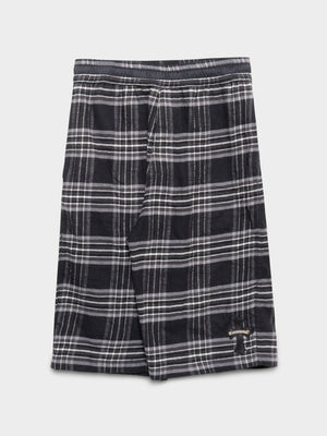 Plaid Patch After School Flannel Shorts
