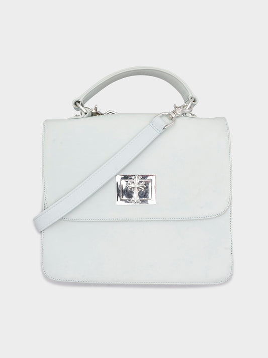 GROW UP Teal Leather Bag