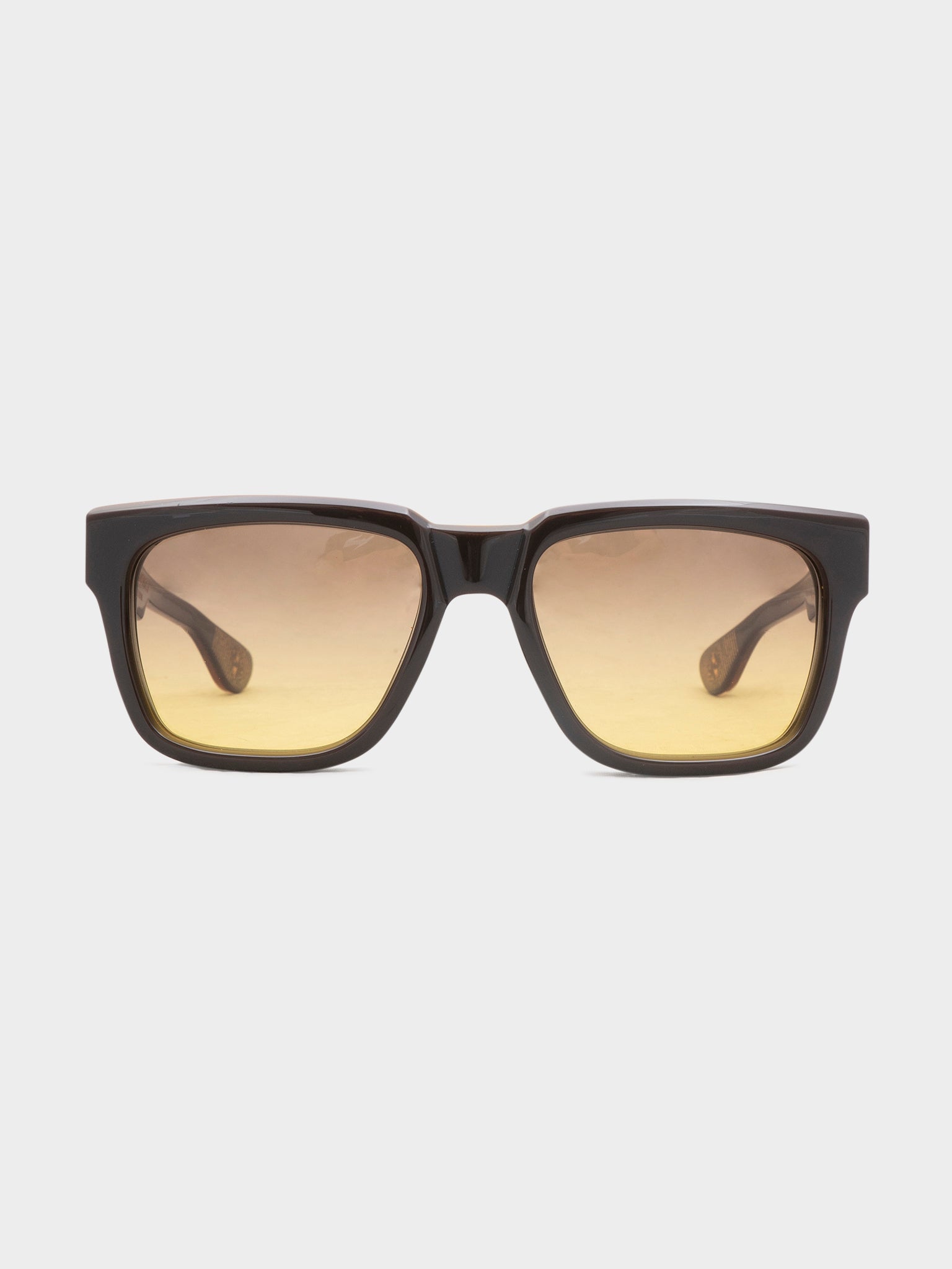 Chrome Hearts Box Officer Mist Unisex Sunglasses Black Frame Yellow Lens Chrome Hearts Box Officer - Black / 18k Gold Sunglasses  main image 4