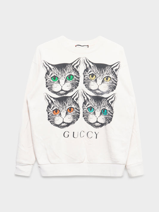 Guccy Mystical Cat Crewneck Sweatshirt