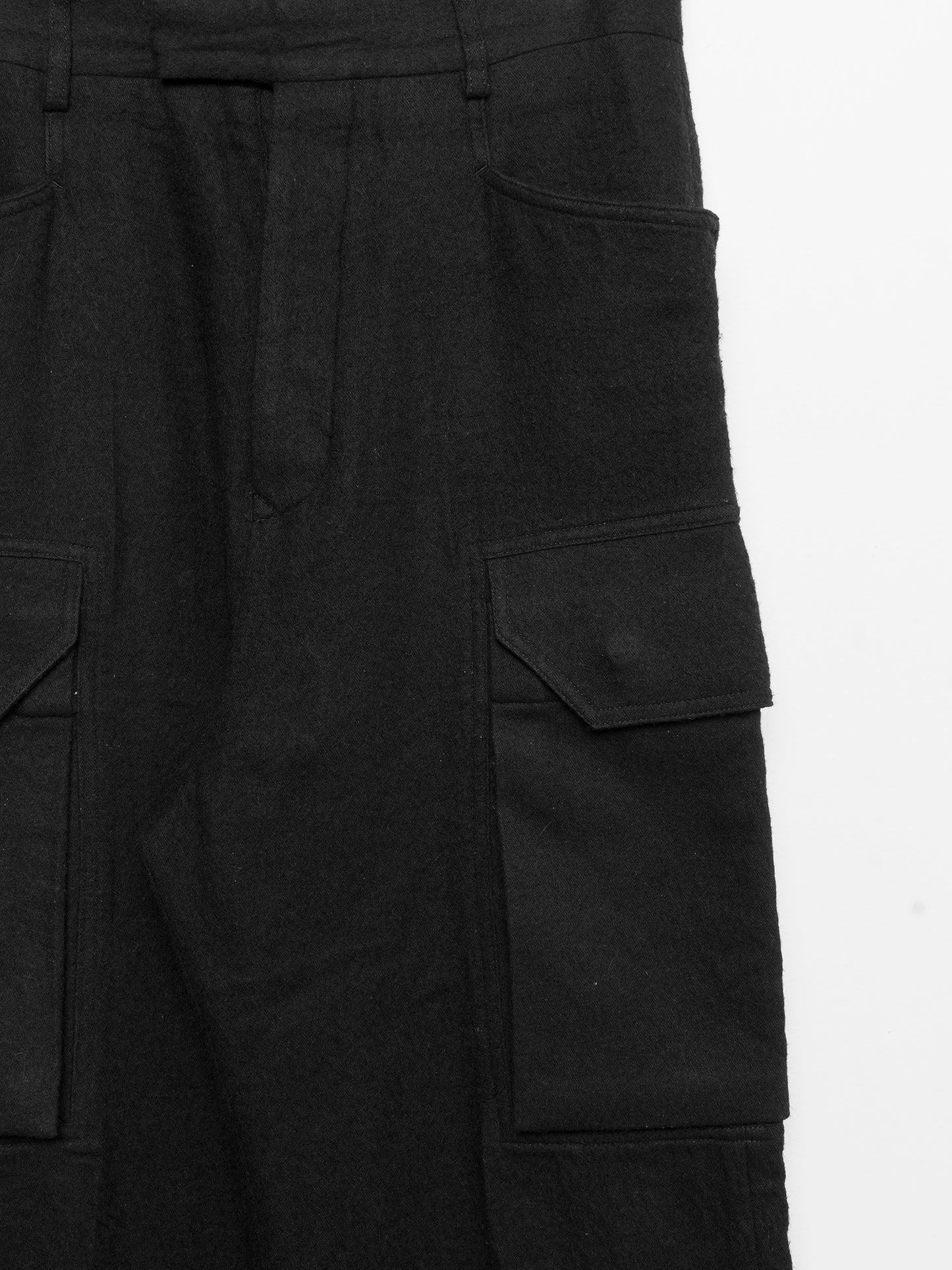 Gethsemane Wool Flat Cargo Pants