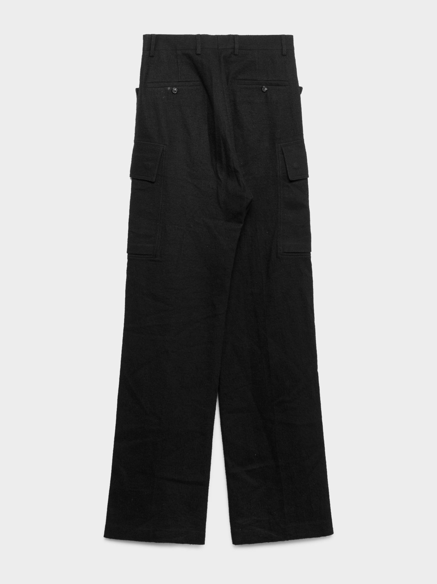 Gethsemane Wool Flat Cargo Pants