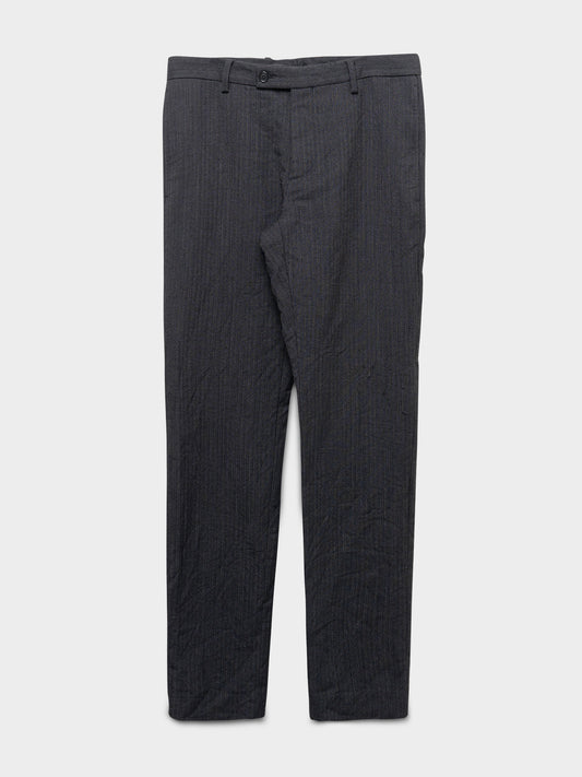 Wool Patterned Pants