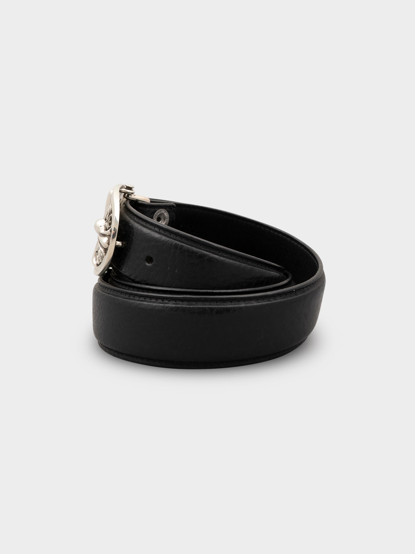 Oval Cross Buckle Belt (40)