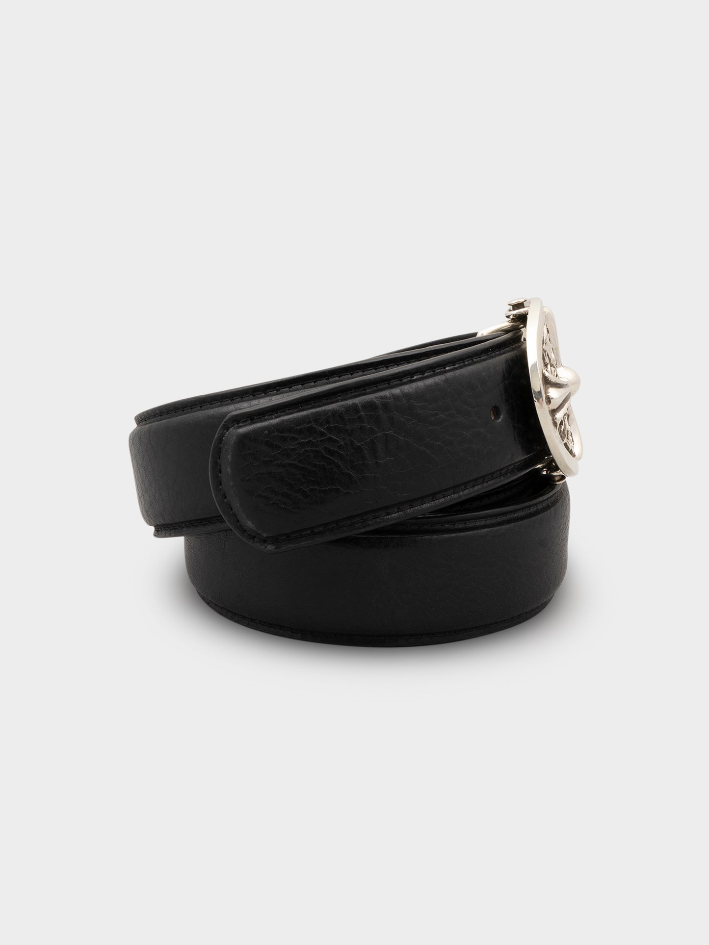 Oval Cross Buckle Belt (40)