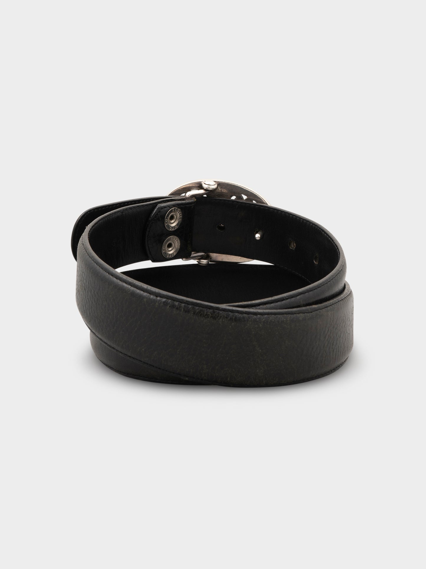 Oval Cross Buckle Belt (34)