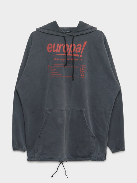【美品】BALENCIAGA パーカー グレー M Europa! Balenciaga: Europa Hoodie | Groupie