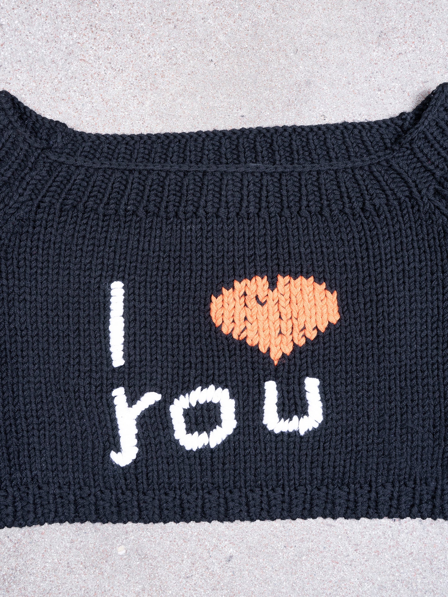 I <3 You Cropped Sweater