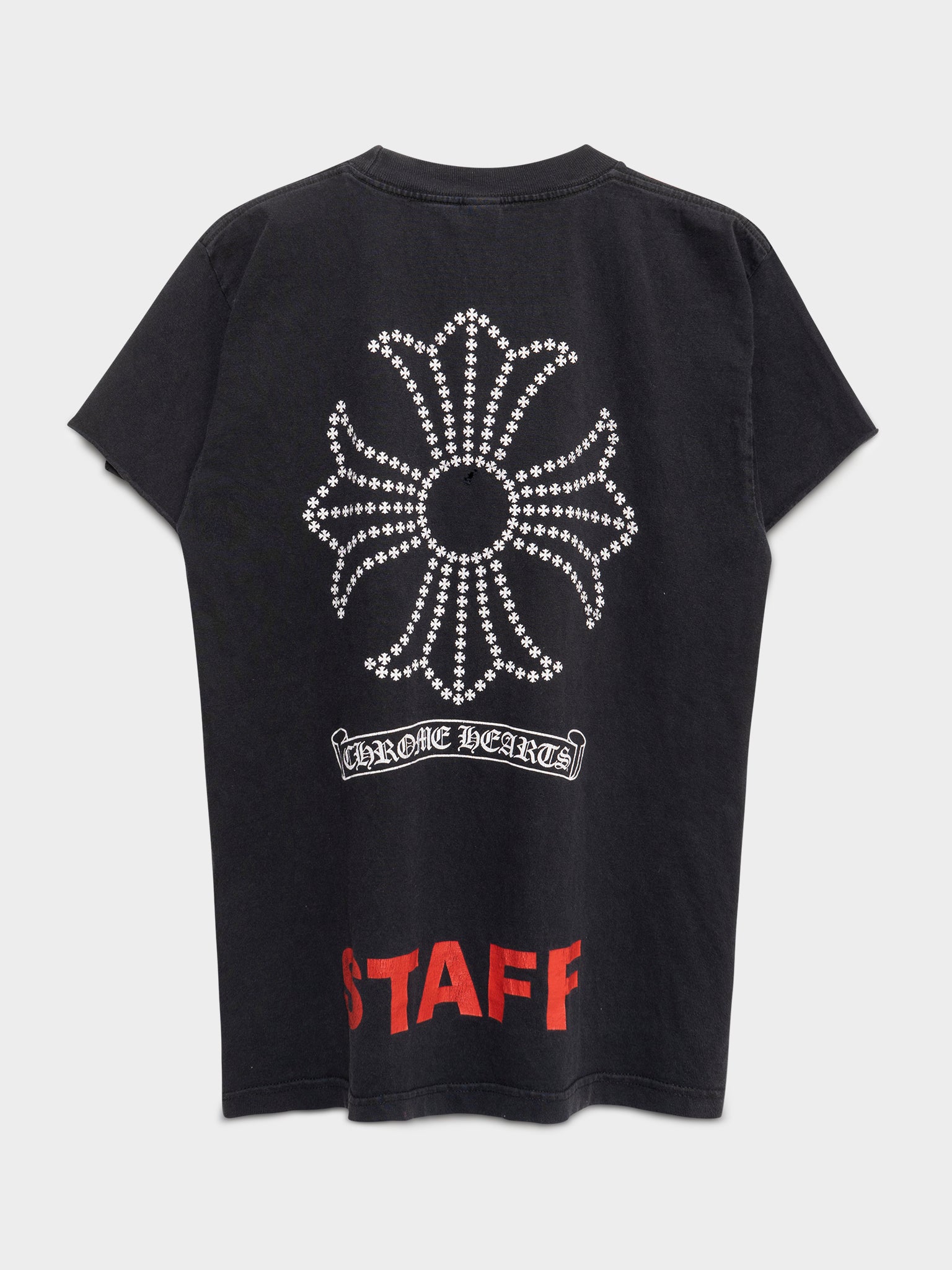 CHROME HEARTS STAFF Tシャツ ブラック Chrome Hearts: Staff Cut Off T-Shirt | Groupie