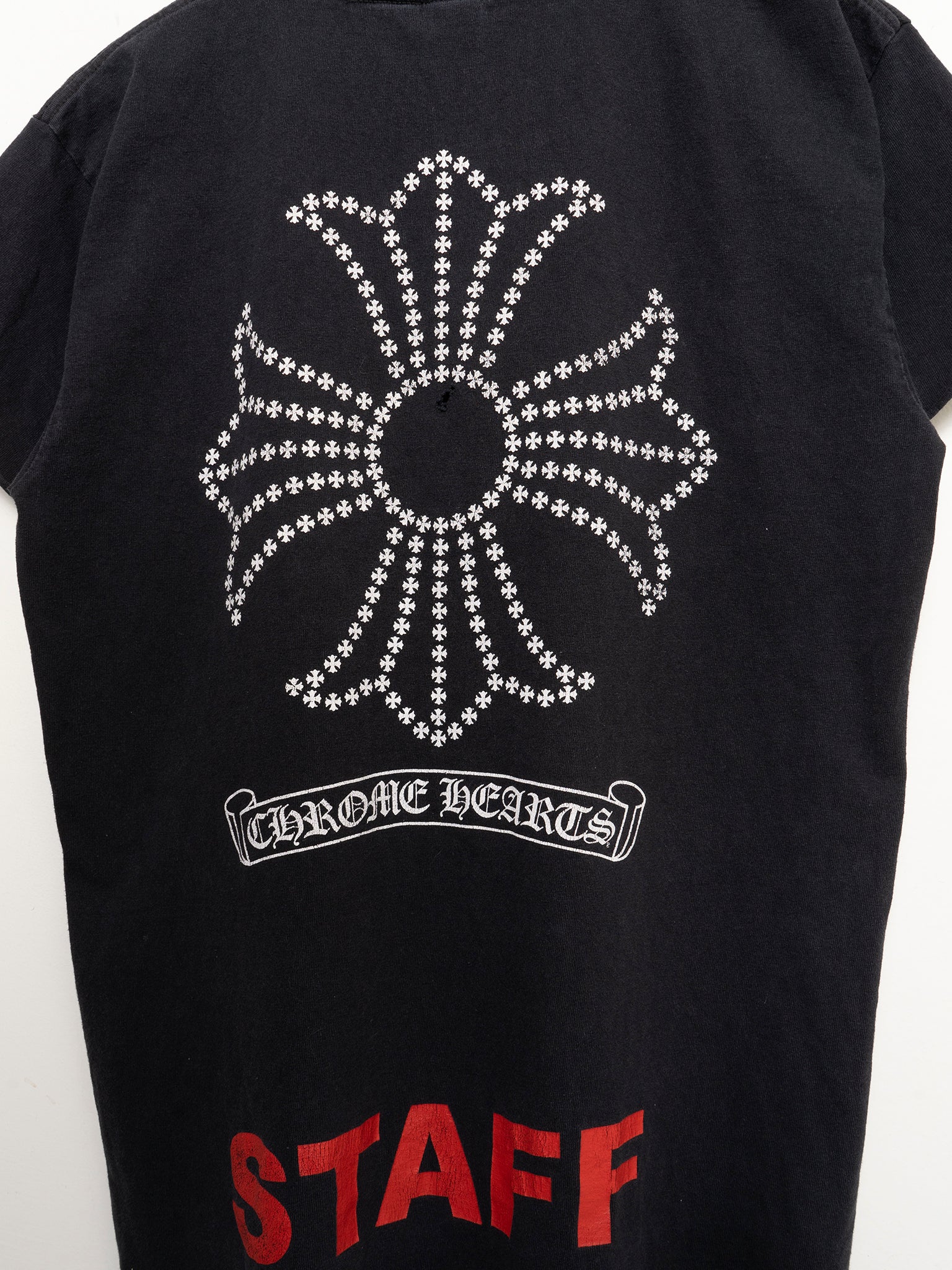 Chrome Hearts: Staff Cut Off T-Shirt | Groupie