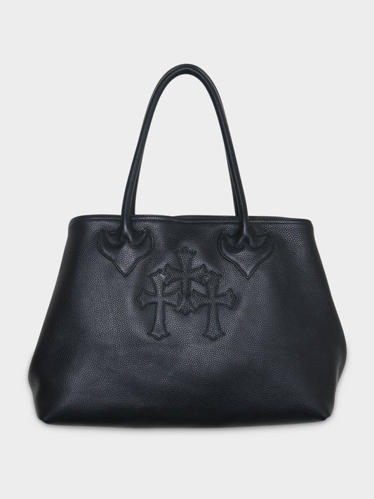 Jumbo Leather Cemetery Tote Bag