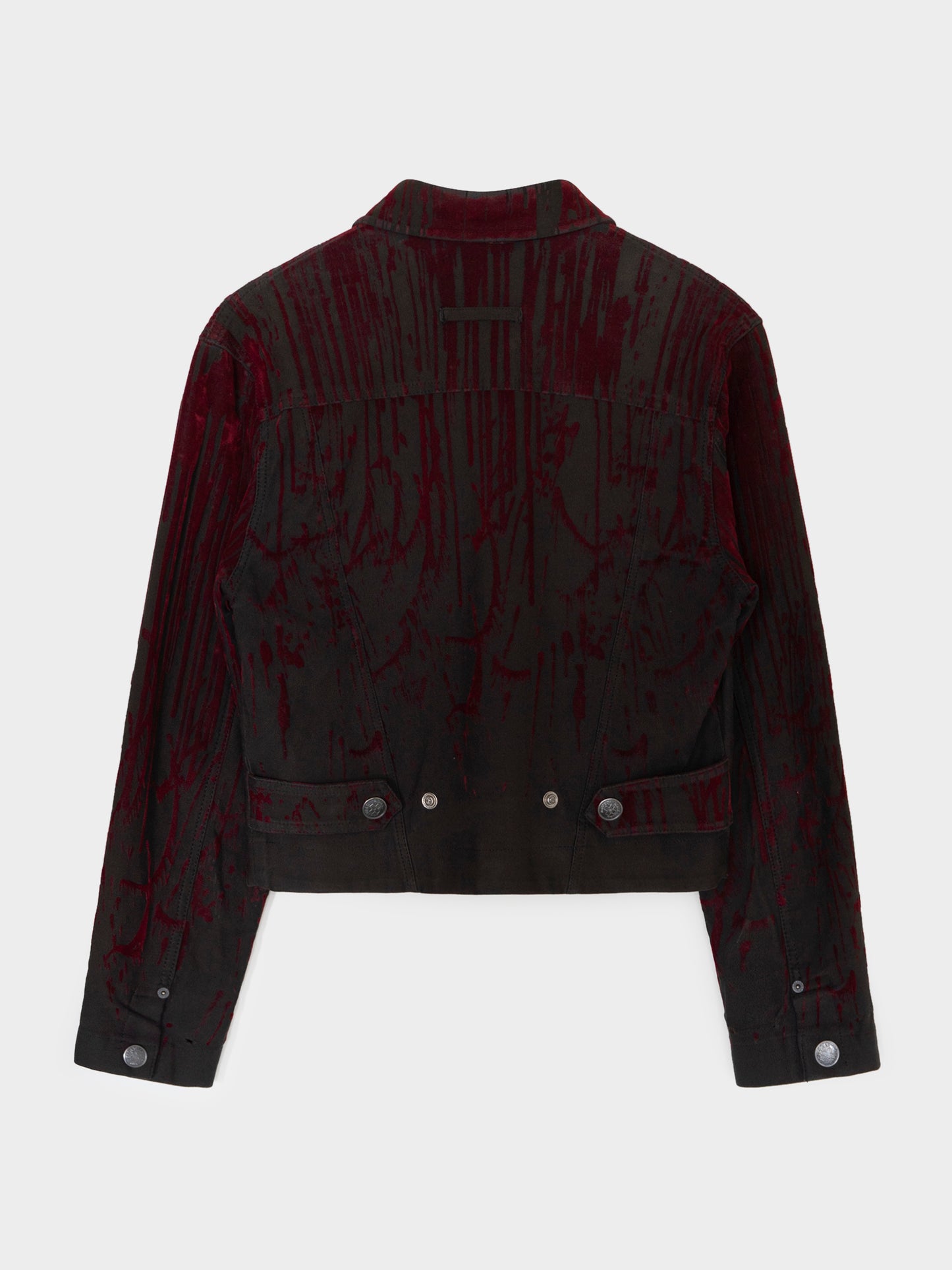 "The Vampyre" Blood Velour Jacket