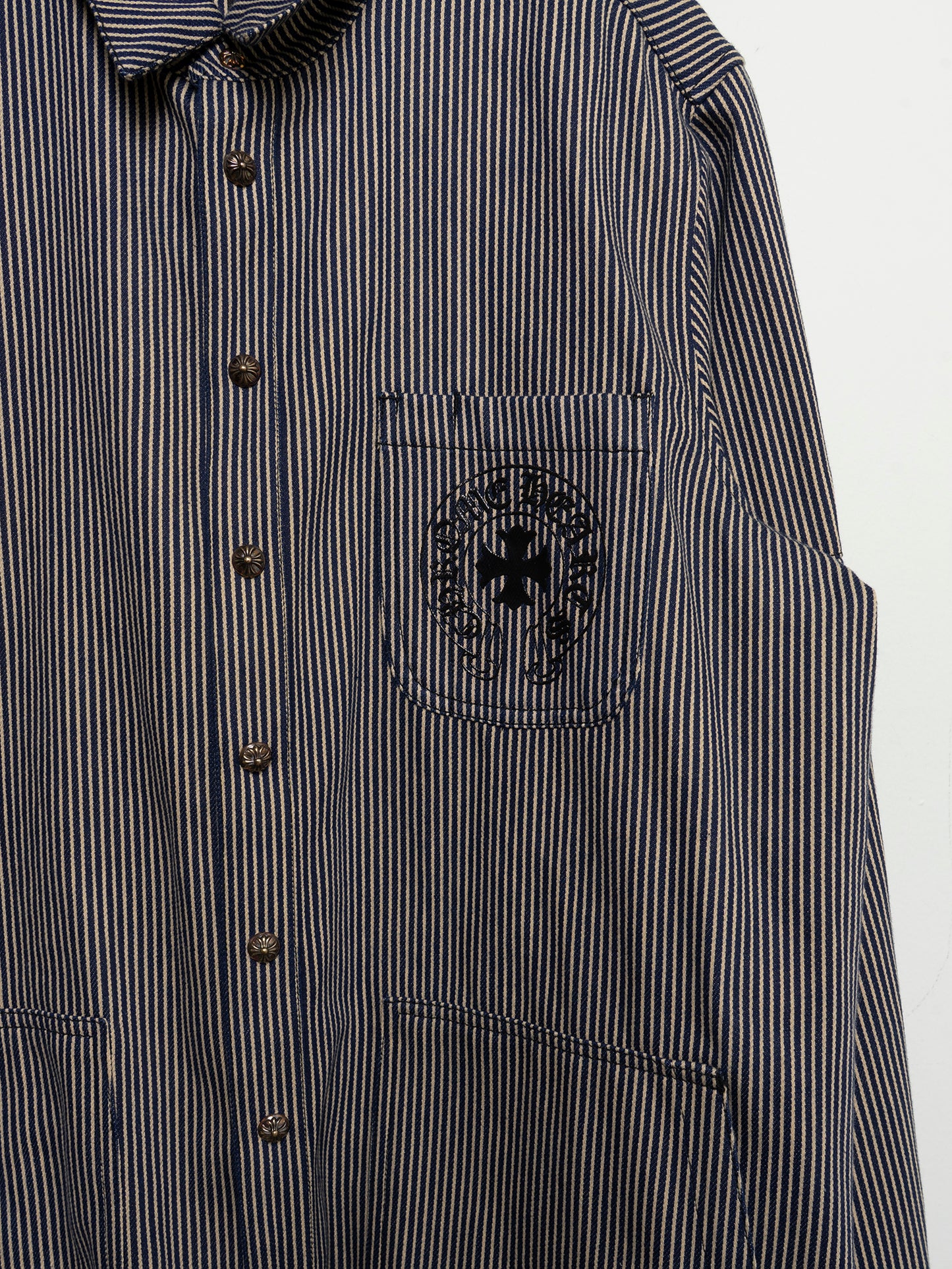 Hickory Pinstripe Last Bite Chore Jacket