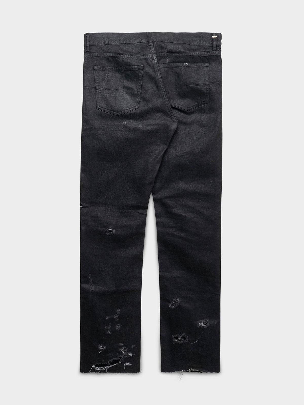 SS04 “Strip” Waxed Distressed Denim