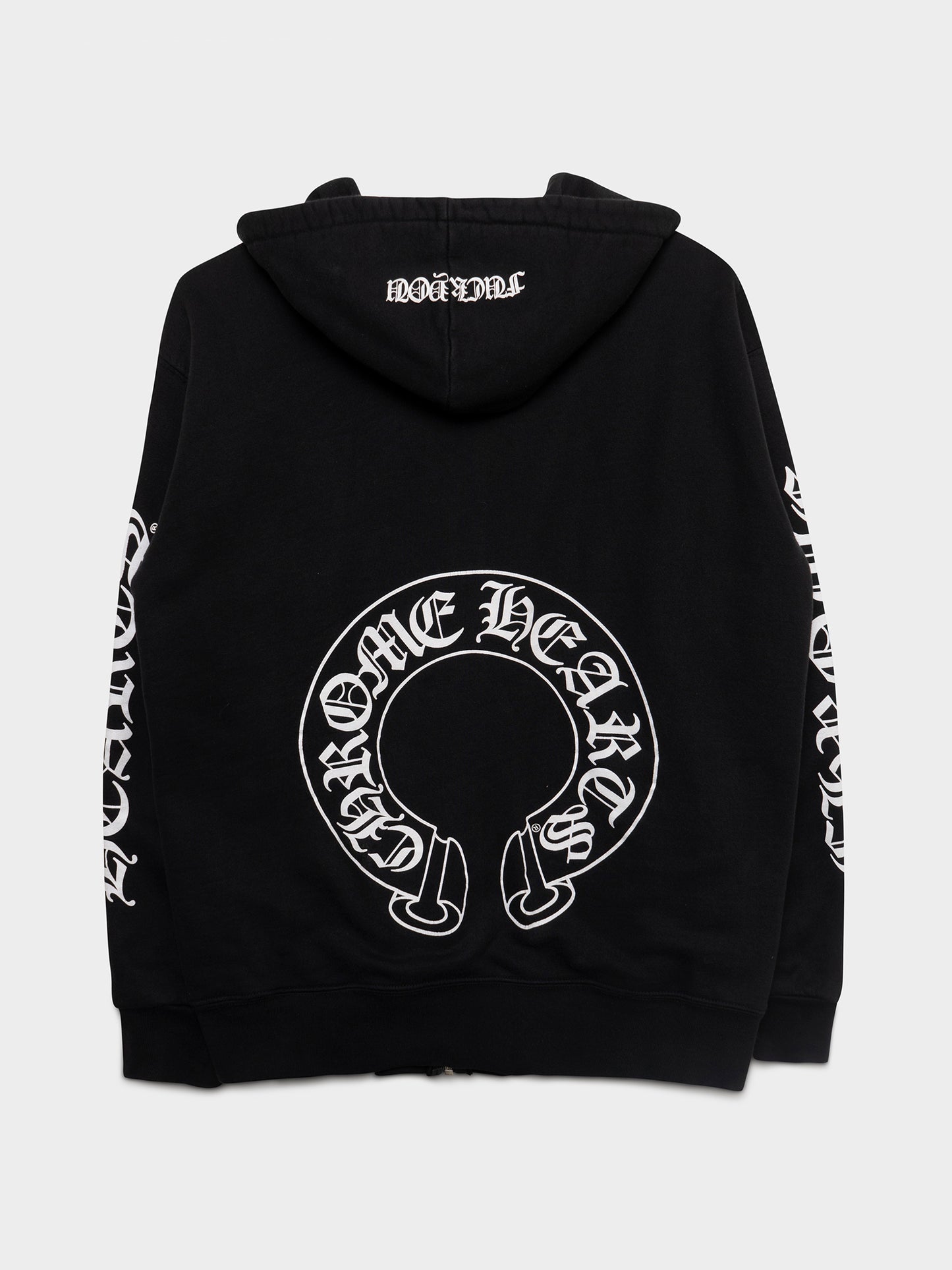 Thermal Zip-up Horseshoe Hoodie