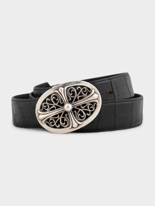 Crocodile Leather Belt