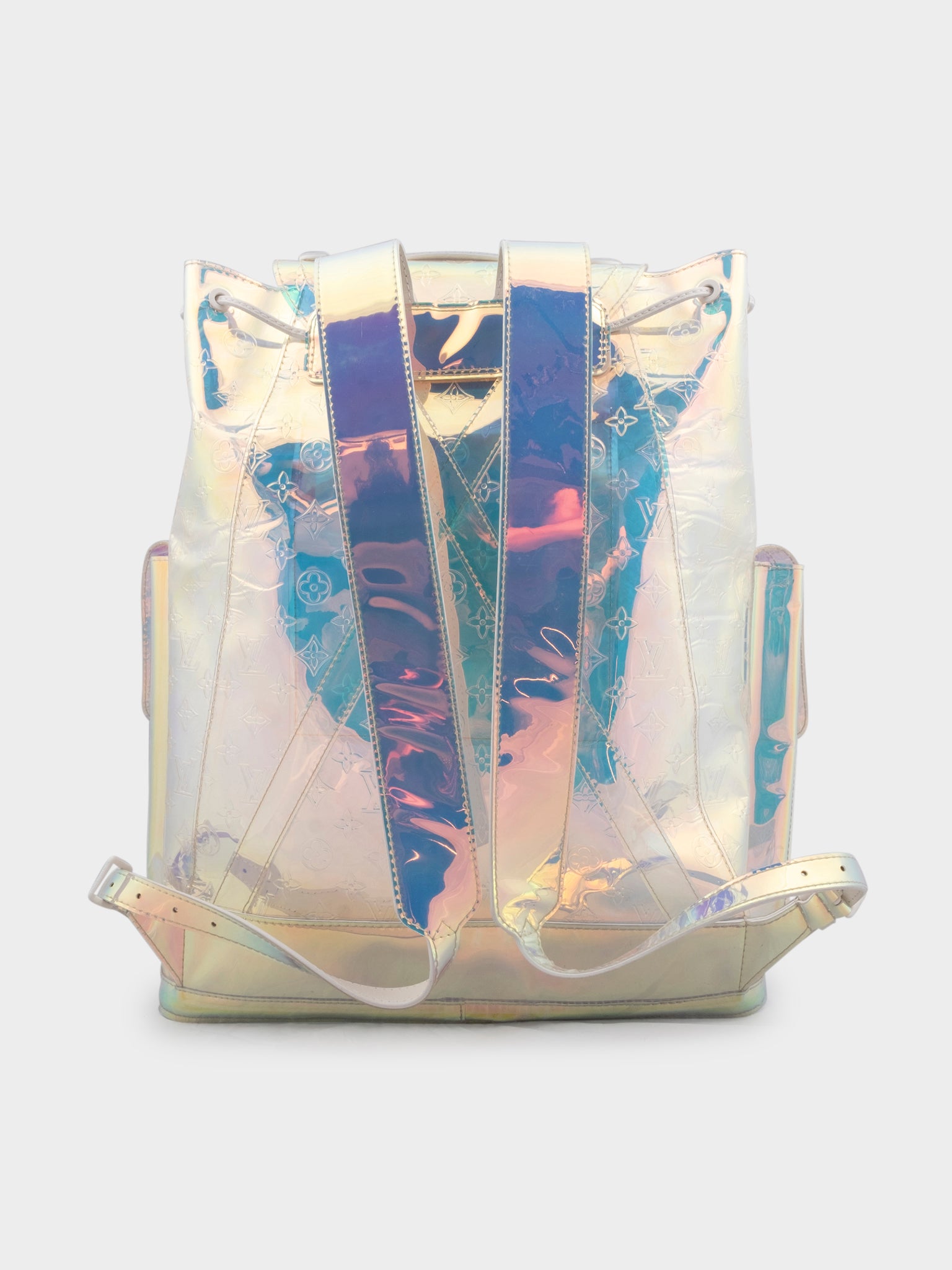 louis vuitton backpack prism Monogram Christopher Savonches Clear Backpack Lv Prism Christopher