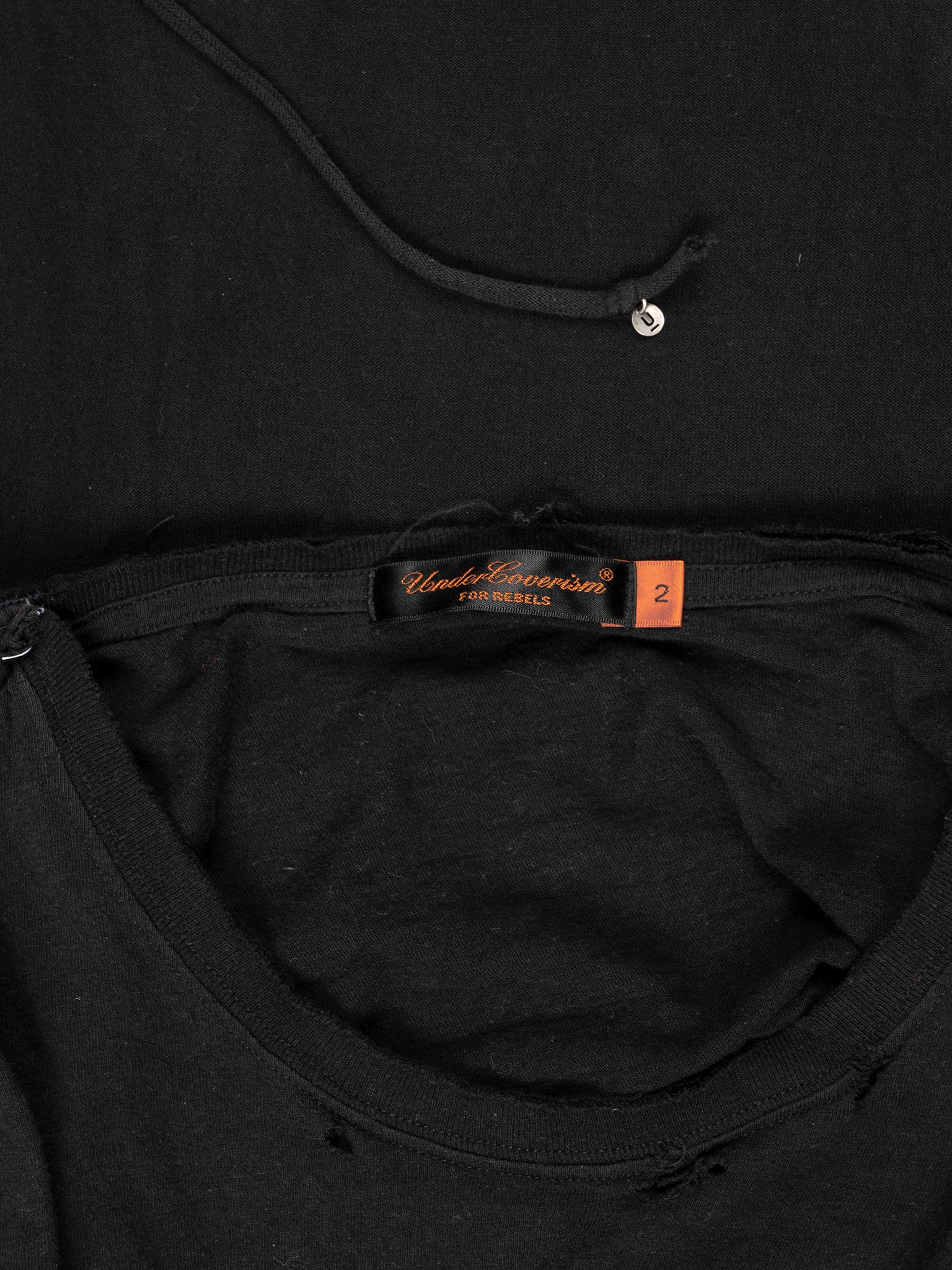 Undercover: 'SCAB' Distressed Layered Longsleeve | Groupie