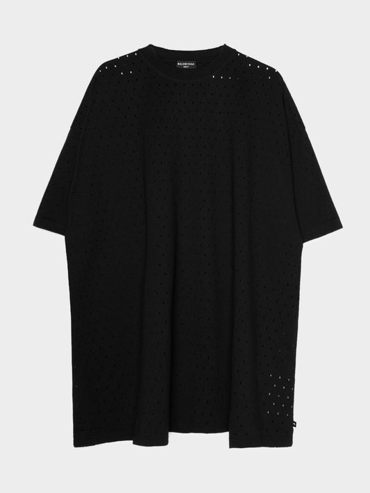 Laser Cut Perforated T-Shirt