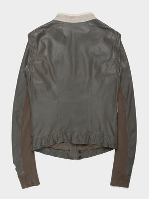 'Creatch' Leather Biker Jacket