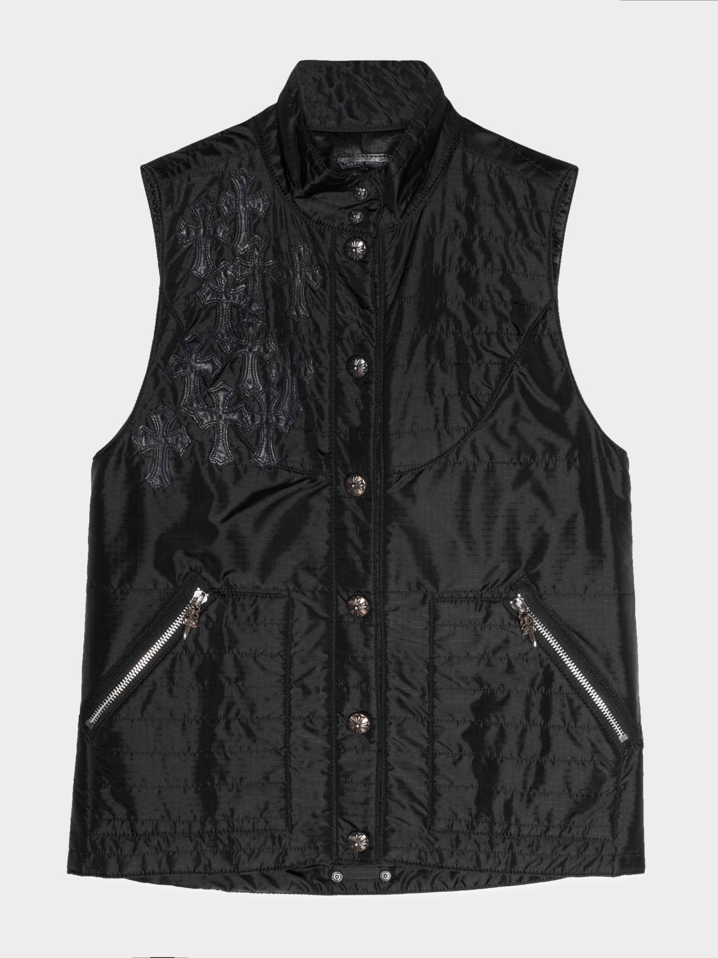 Patched Nylon Vest