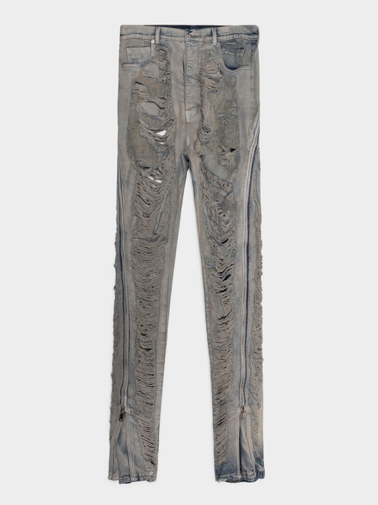 'Luxor' Slasher Bolan Banana Cut Denim