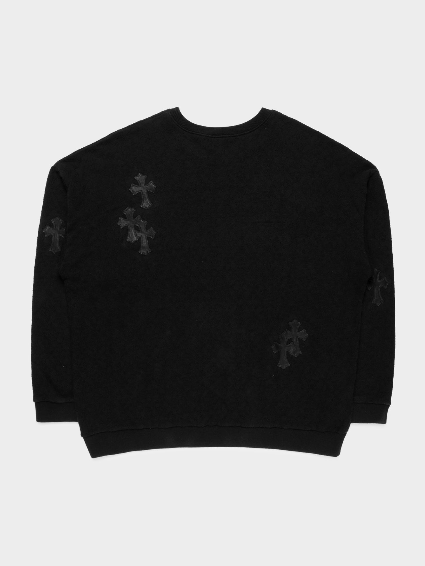 Cross Patch Jacquard Crewneck