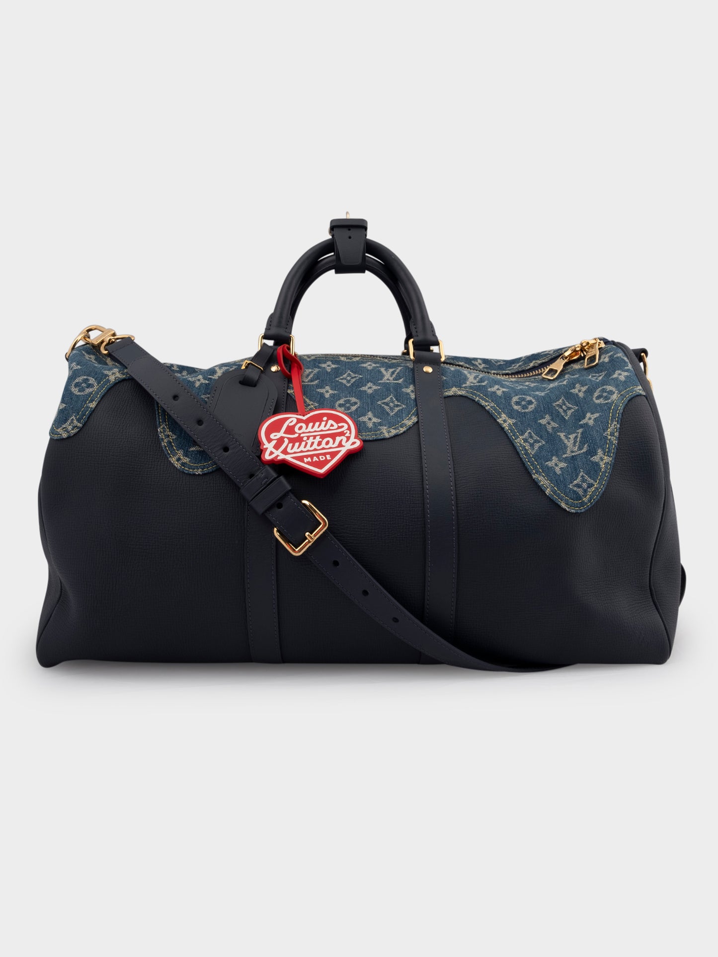 Nigo Crazy Melting Denim Keepall Bag