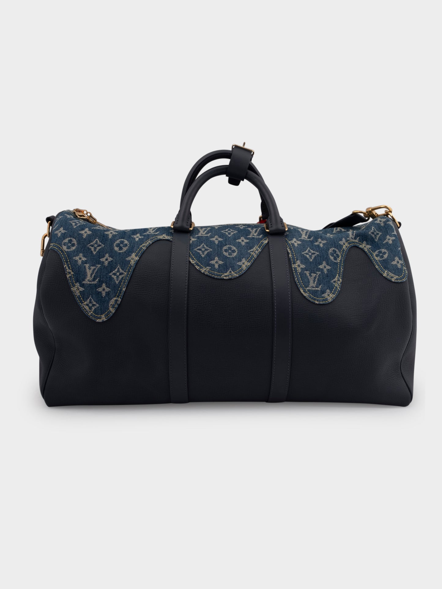 Nigo Crazy Melting Denim Keepall Bag