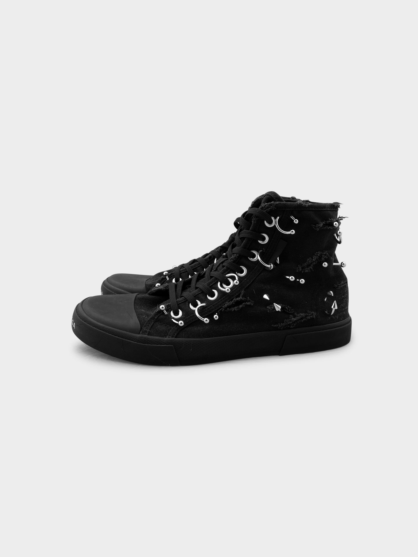 Pierced Hi-top Paris Sneakers