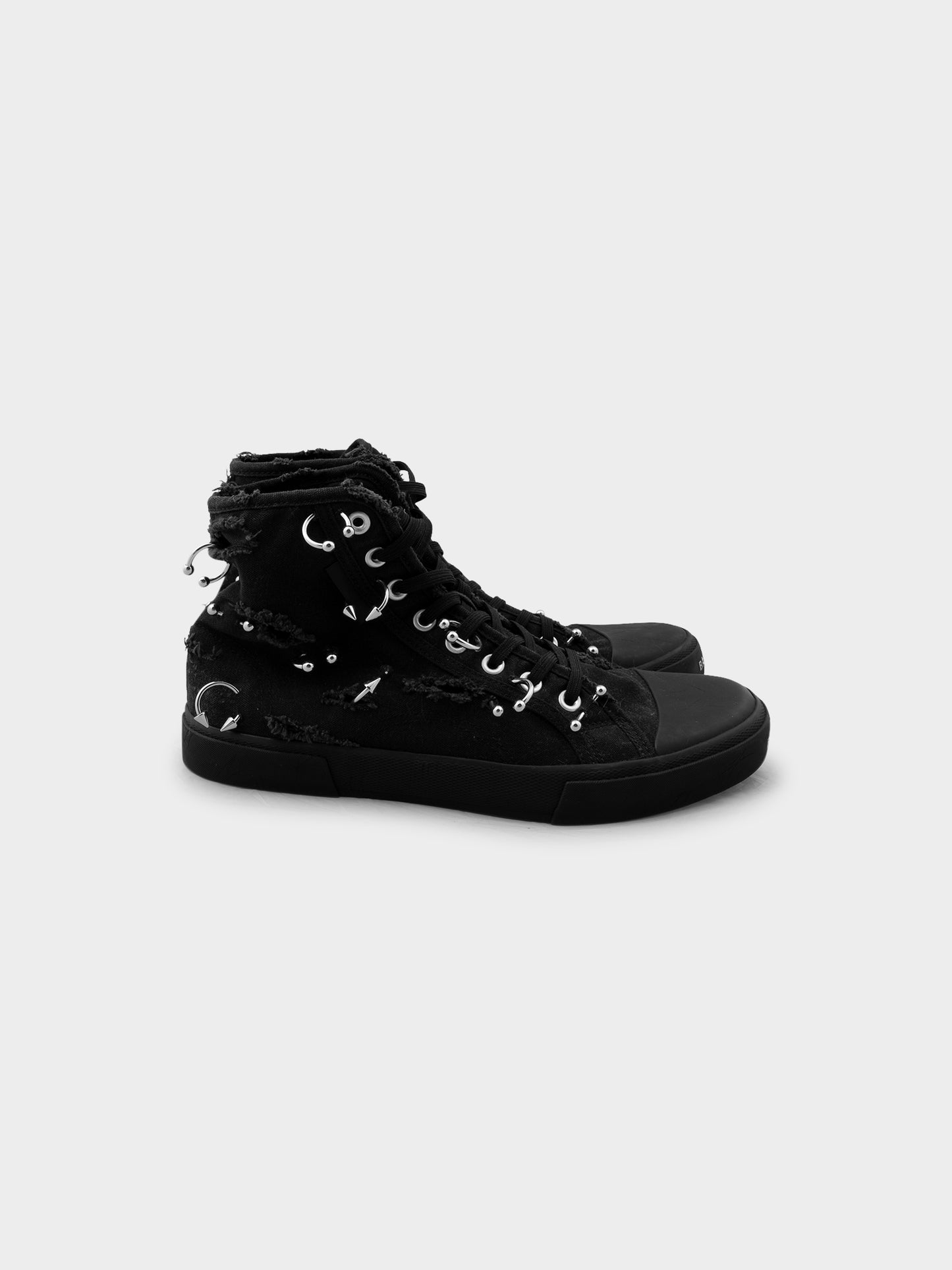 Pierced Hi-top Paris Sneakers