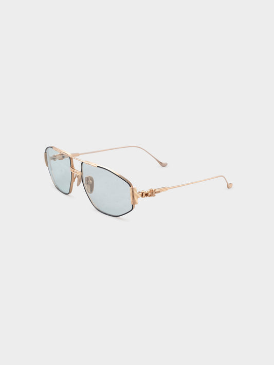 18k Gold Pump Station Sunglasses
