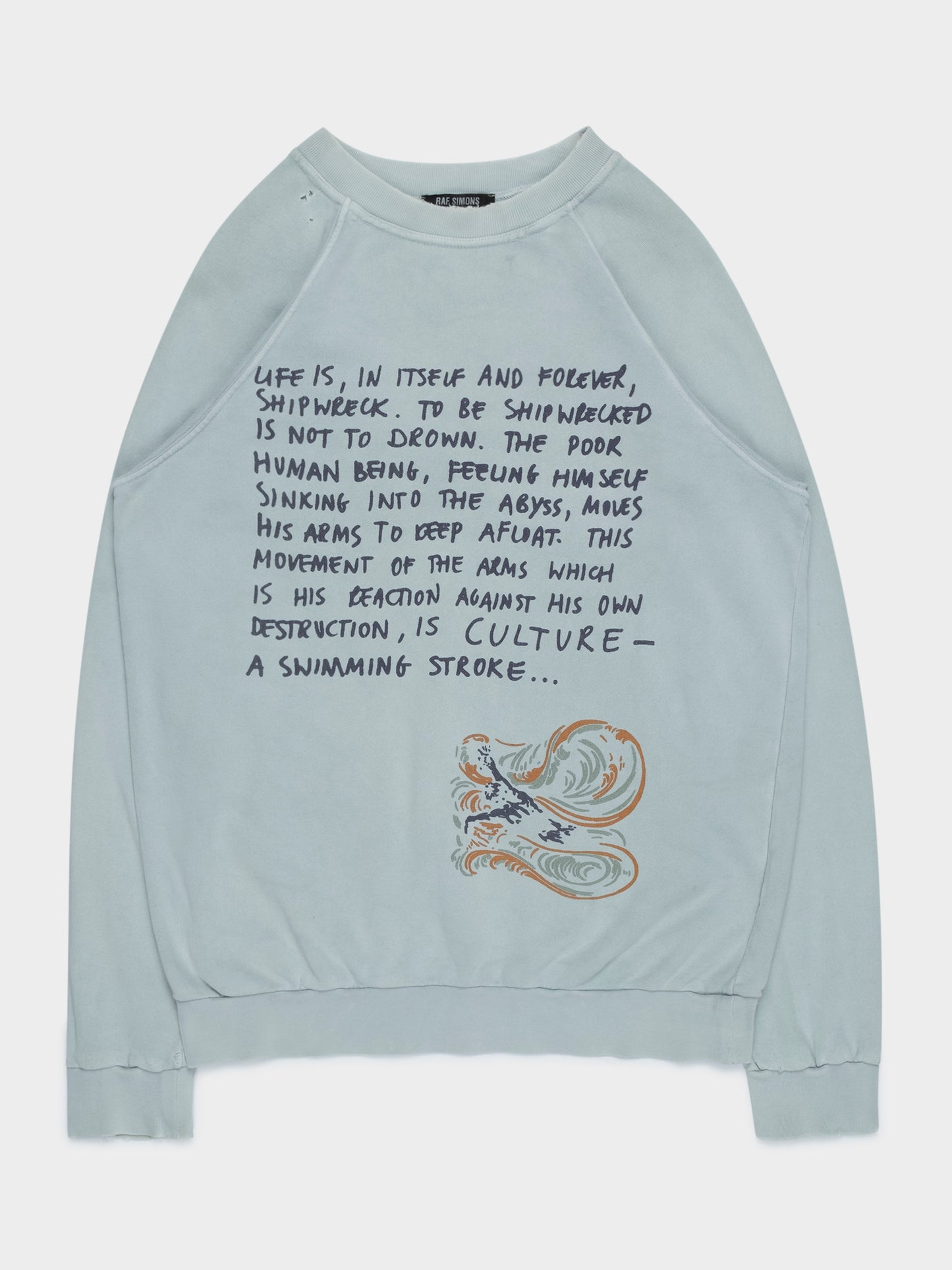 'Waves' Shipwreck Crewneck