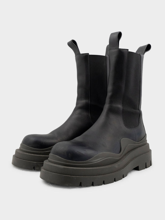 Contrast Tire Boots