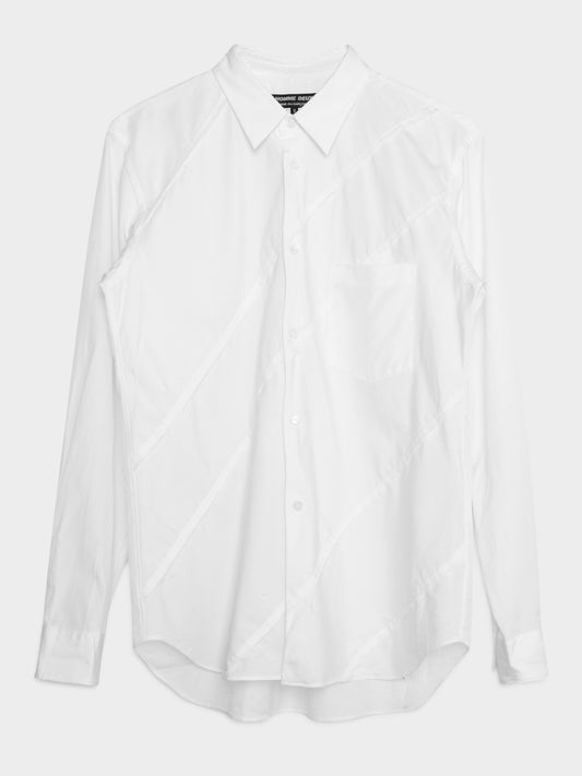 Paneled Button Down Shirt