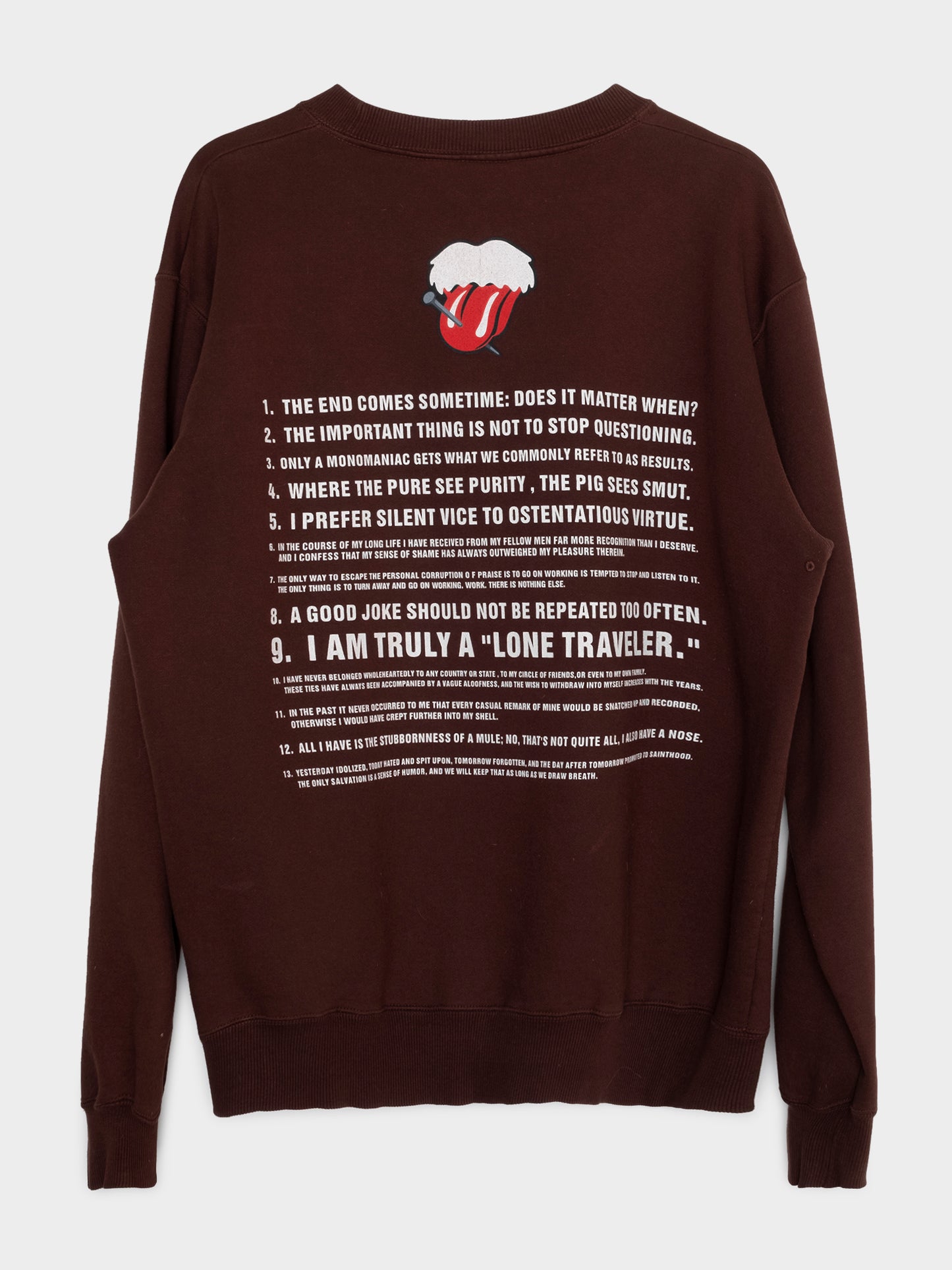 Rolling Stones & Einstein Crewneck