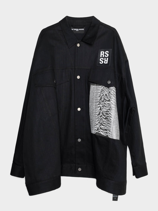 Oversized Joy Division Denim Jacket