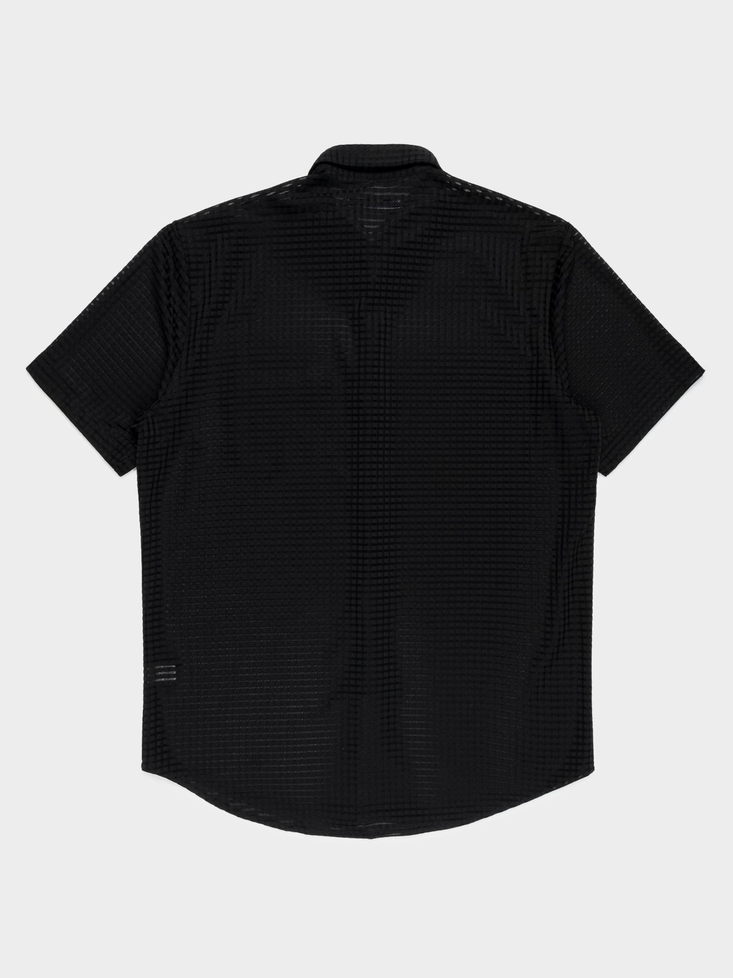 Perforated Camp Button Down Shirt